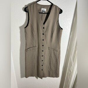 Ego Sportswear Women's Button Down Straight Dress Size Medium